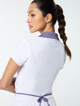 Sergio Tacchini Agata Wrap Polo - Brilliant White
