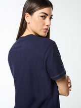 Sergio Tacchini Nera Boxy Tee - Maritime Blue