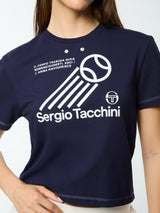 Sergio Tacchini Nera Boxy Tee - Maritime Blue