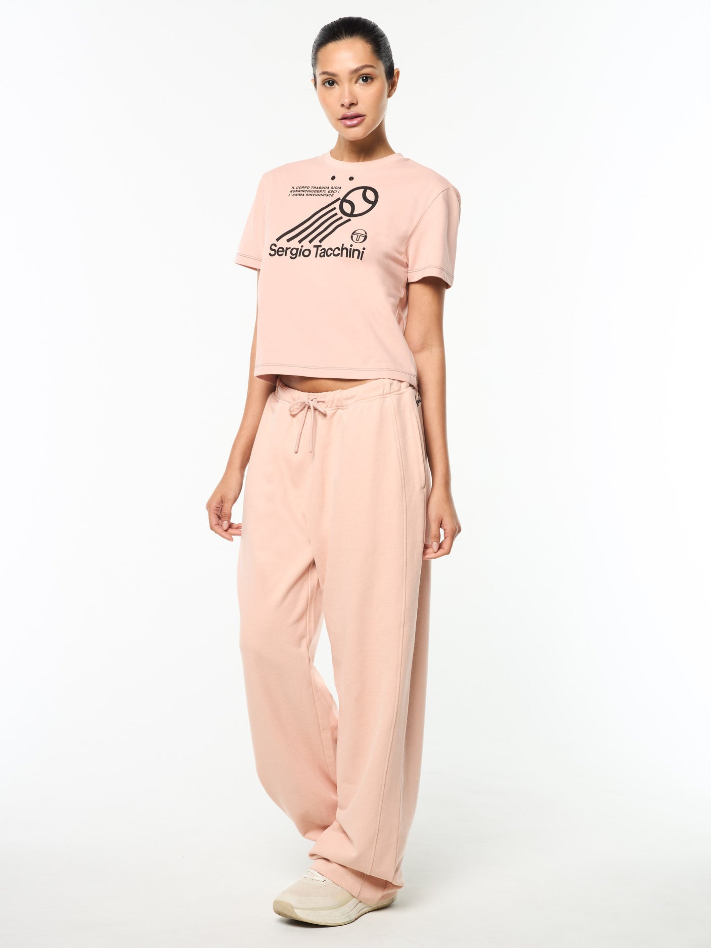 Sergio Tacchini Nera Boxy Tee - Evening Sand