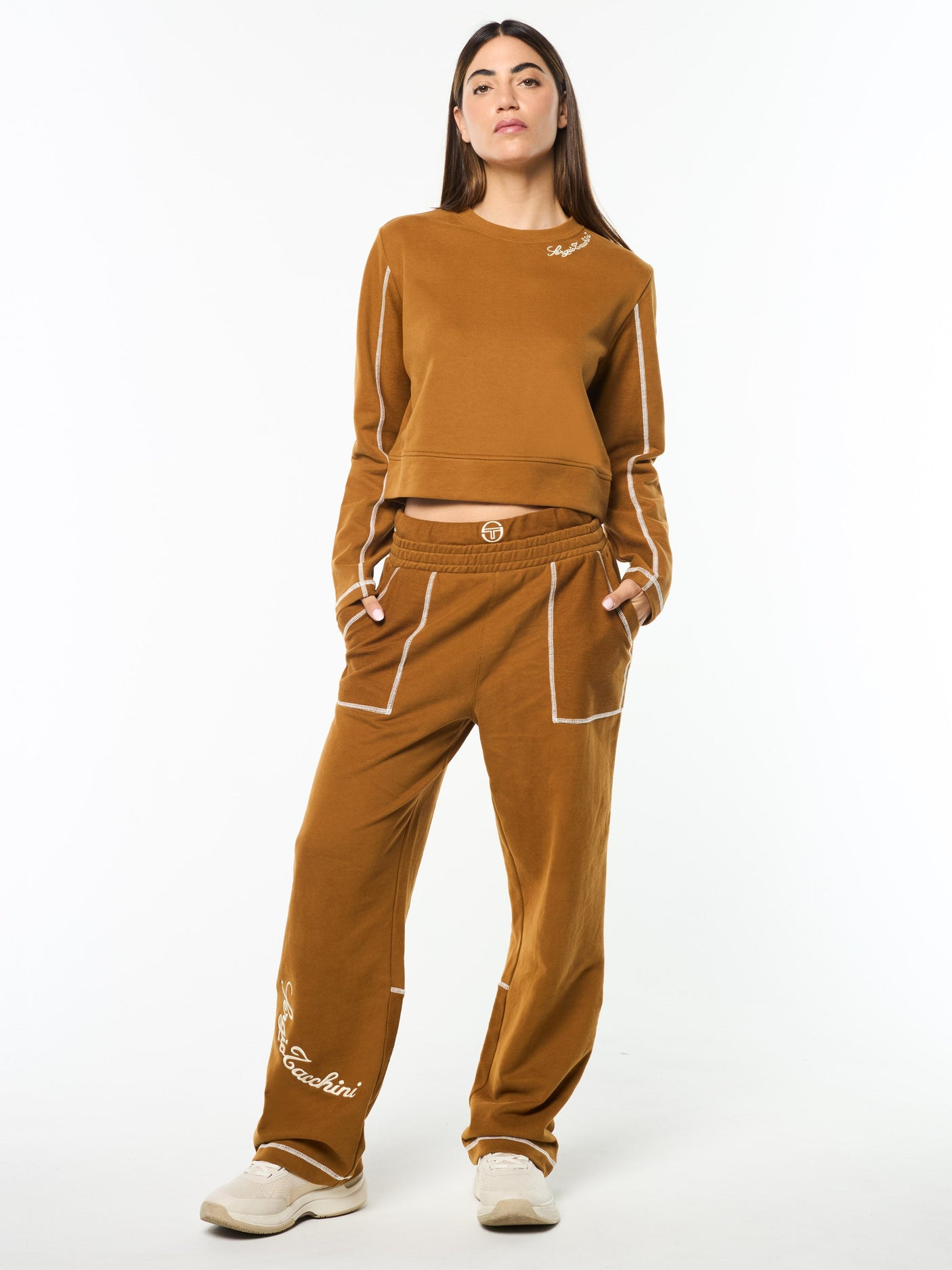 Sergio Tacchini Greta Sweatpant - Bronze Brown