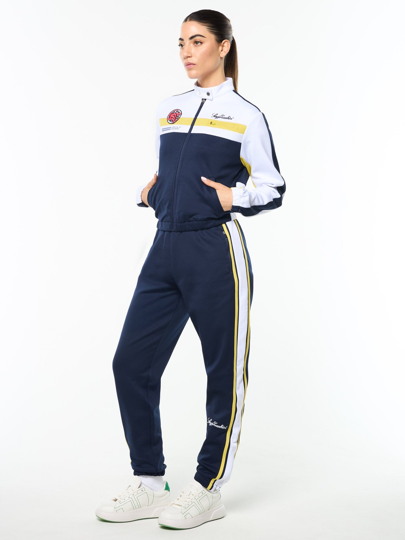 Sergio Tacchini Women's Corsa Track Jacket - Maritime Blue
