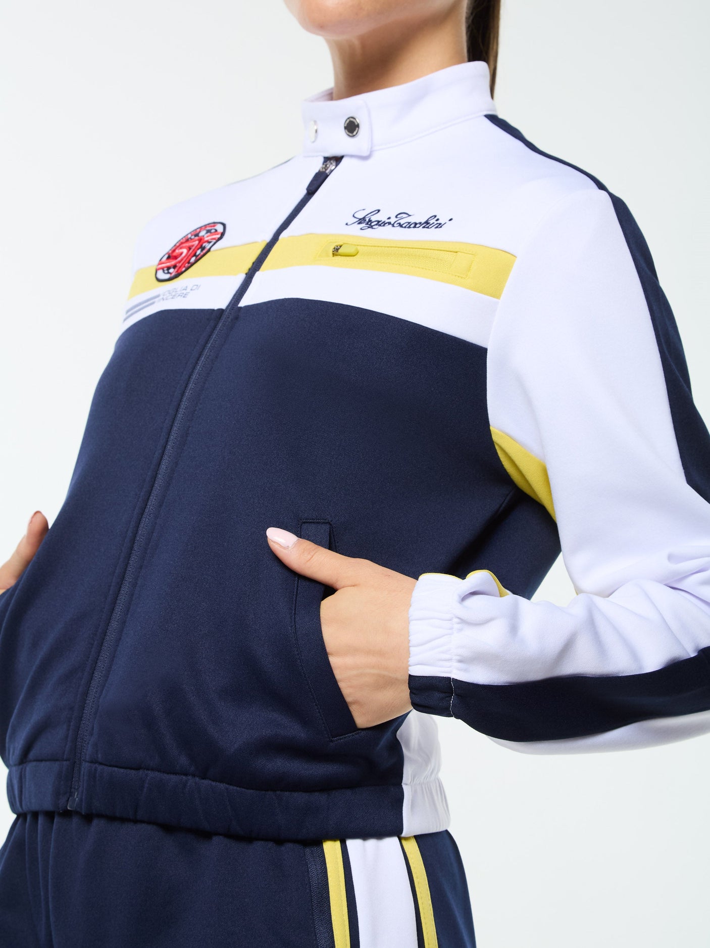 Sergio Tacchini Women's Corsa Track Jacket - Maritime Blue