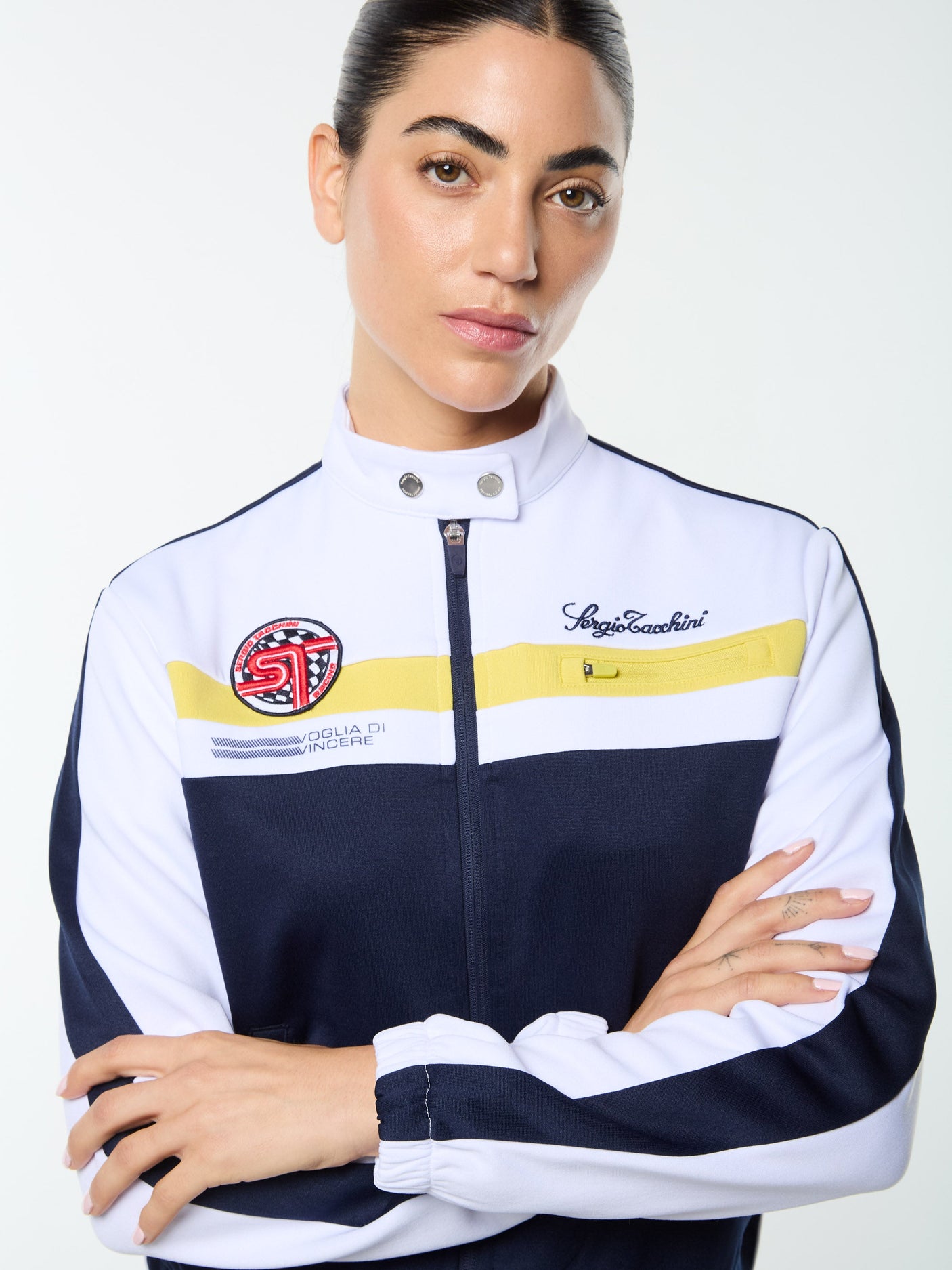 Sergio Tacchini Women's Corsa Track Jacket - Maritime Blue