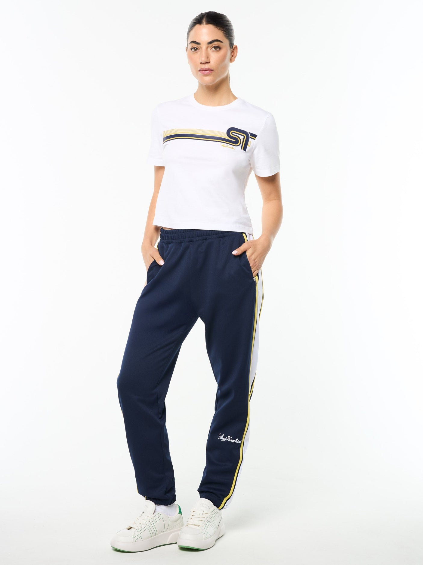 Sergio Tacchini Women's Corsa Track Pant - Maritime Blue