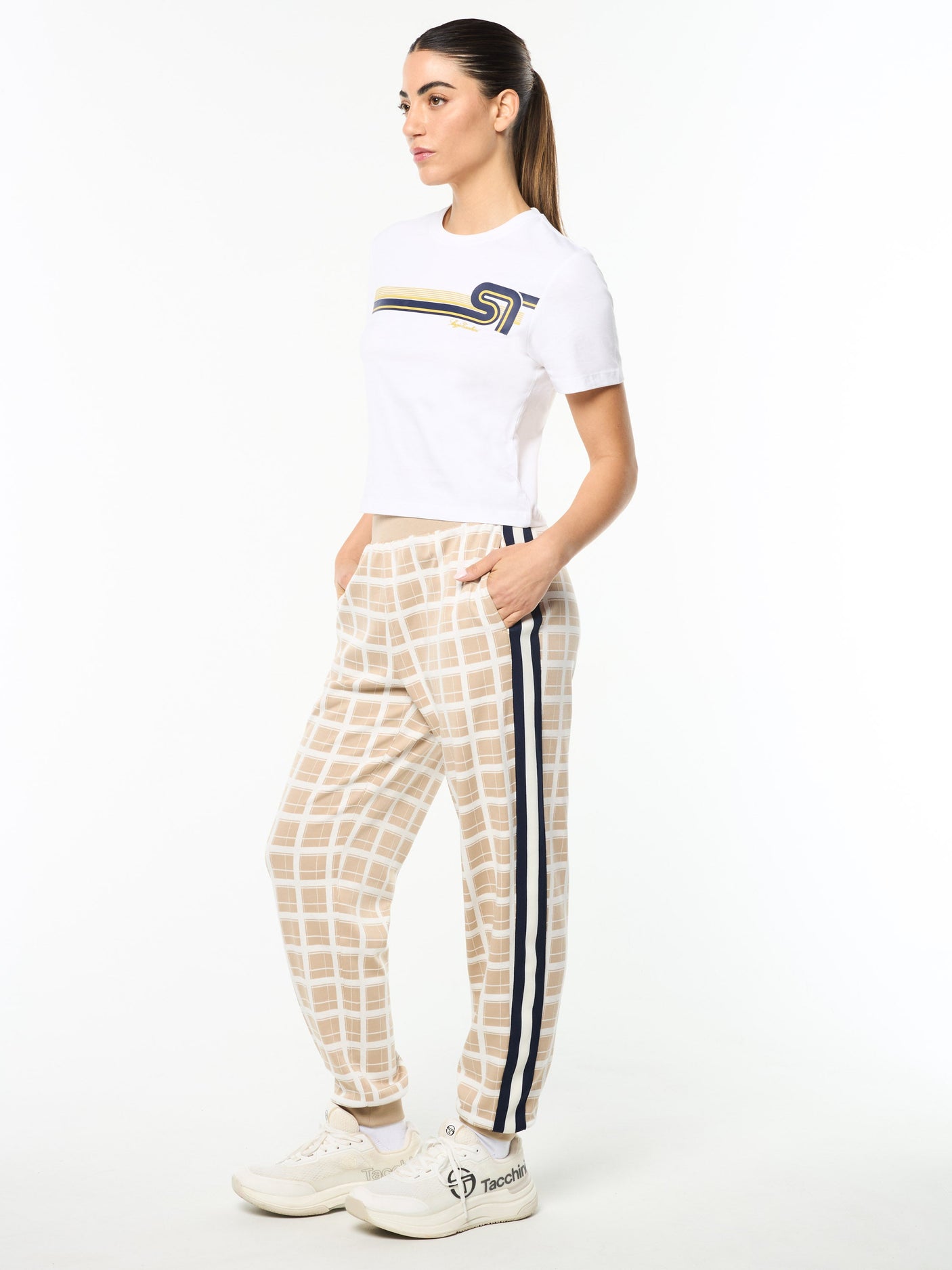 Sergio Tacchini Women's Corsa T - Shirt - Brilliant White