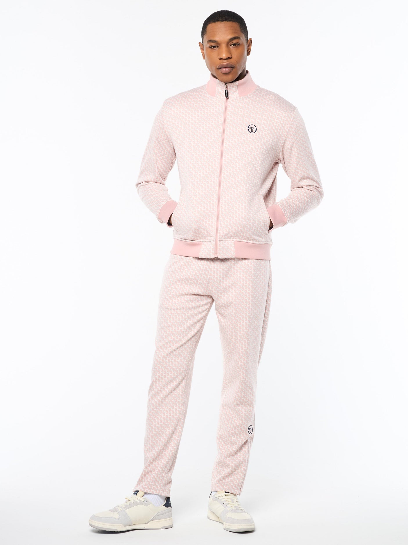 Sergio Tacchini Paolo Knit Track Jacket - Pale Mauve