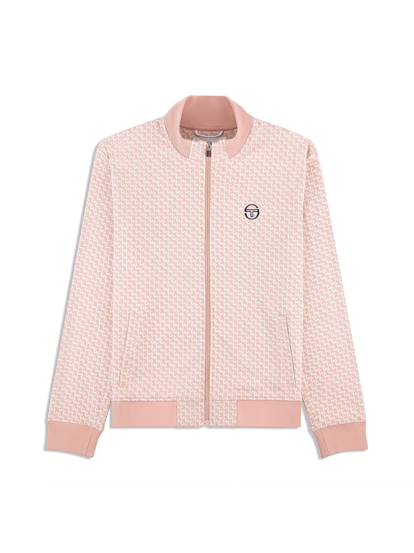 Sergio Tacchini Paolo Knit Track Jacket - Pale Mauve