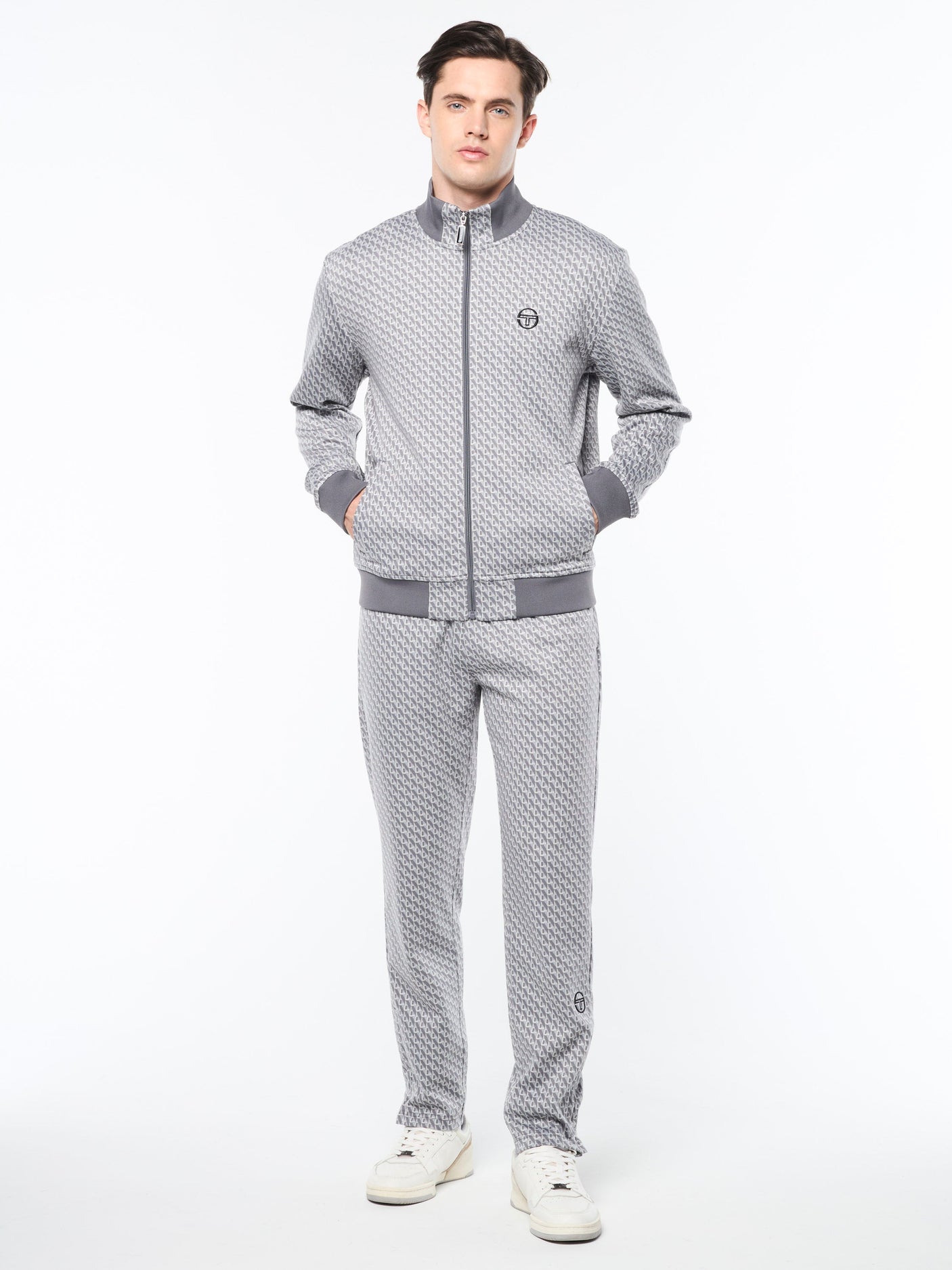 Sergio Tacchini Paolo Knit Track Jacket - Quiet Shade