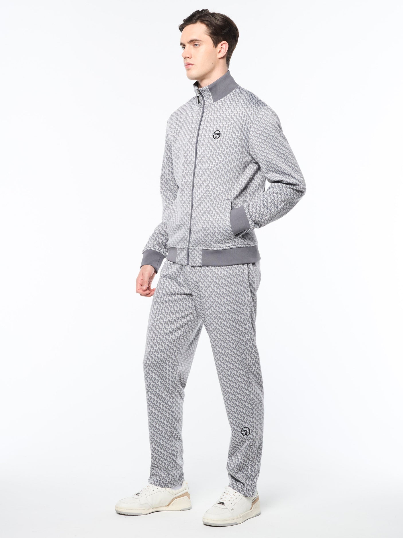 Sergio Tacchini Paolo Knit Track Jacket - Quiet Shade