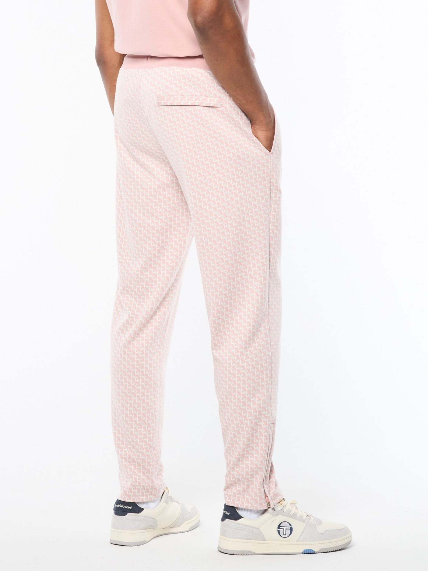 Sergio Tacchini Paolo Knit Track Pant - Pale Mauve