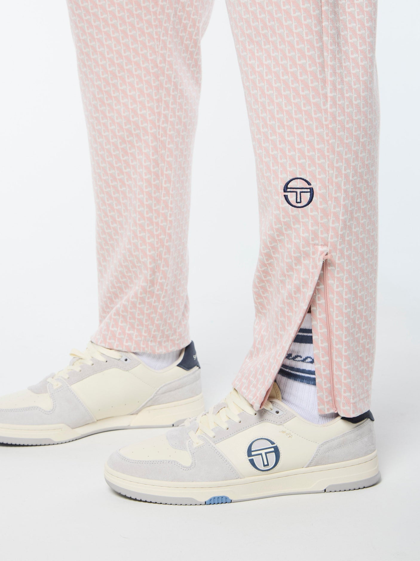 Sergio Tacchini Paolo Knit Track Pant - Pale Mauve