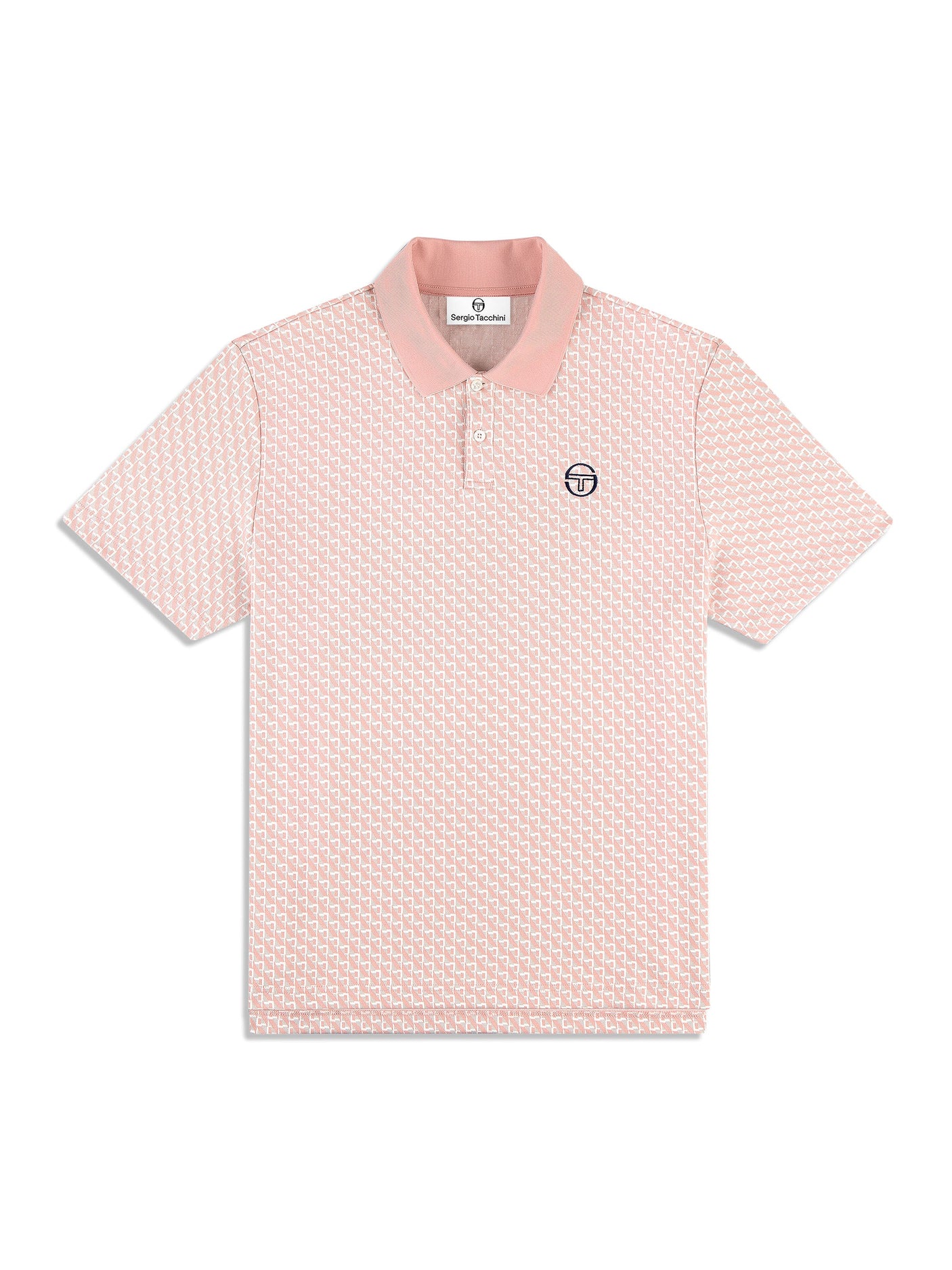 Sergio Tacchini Paolo Knit Polo - Pale Mauve