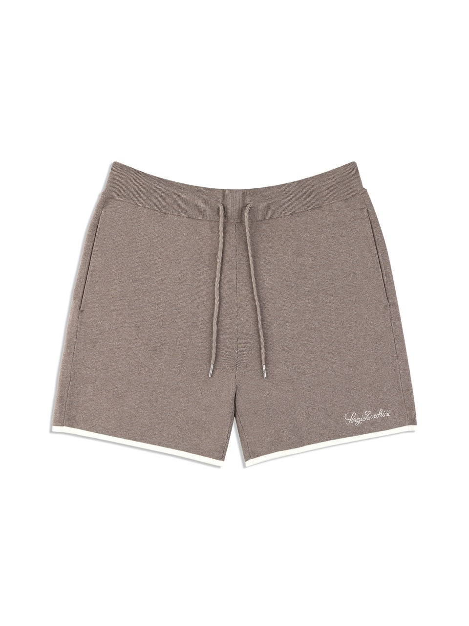 Sergio Tacchini Enzo Knit Shorts - Taupe Grey