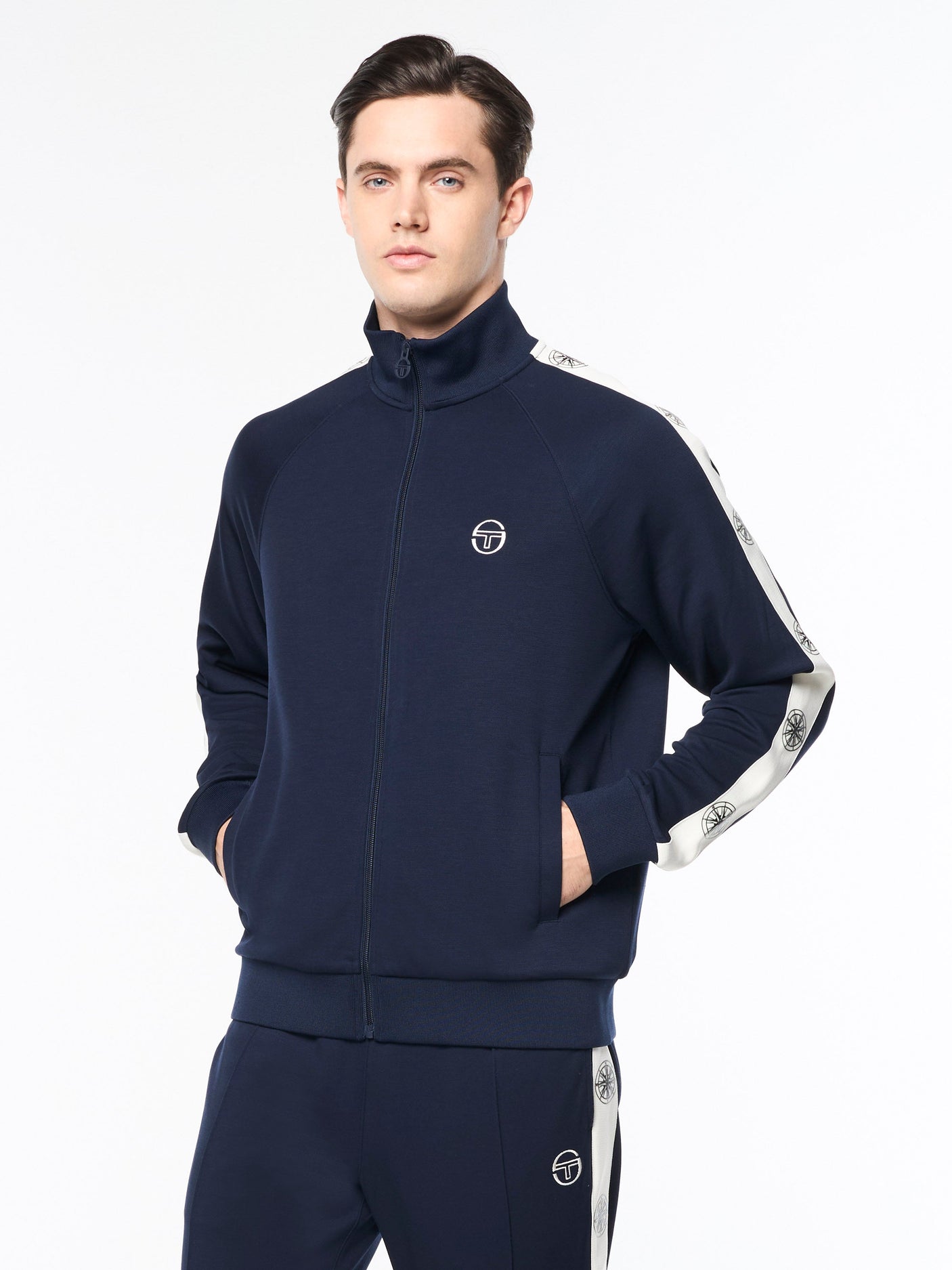Sergio Tacchini Bussola Track Jacket - Maritime Blue