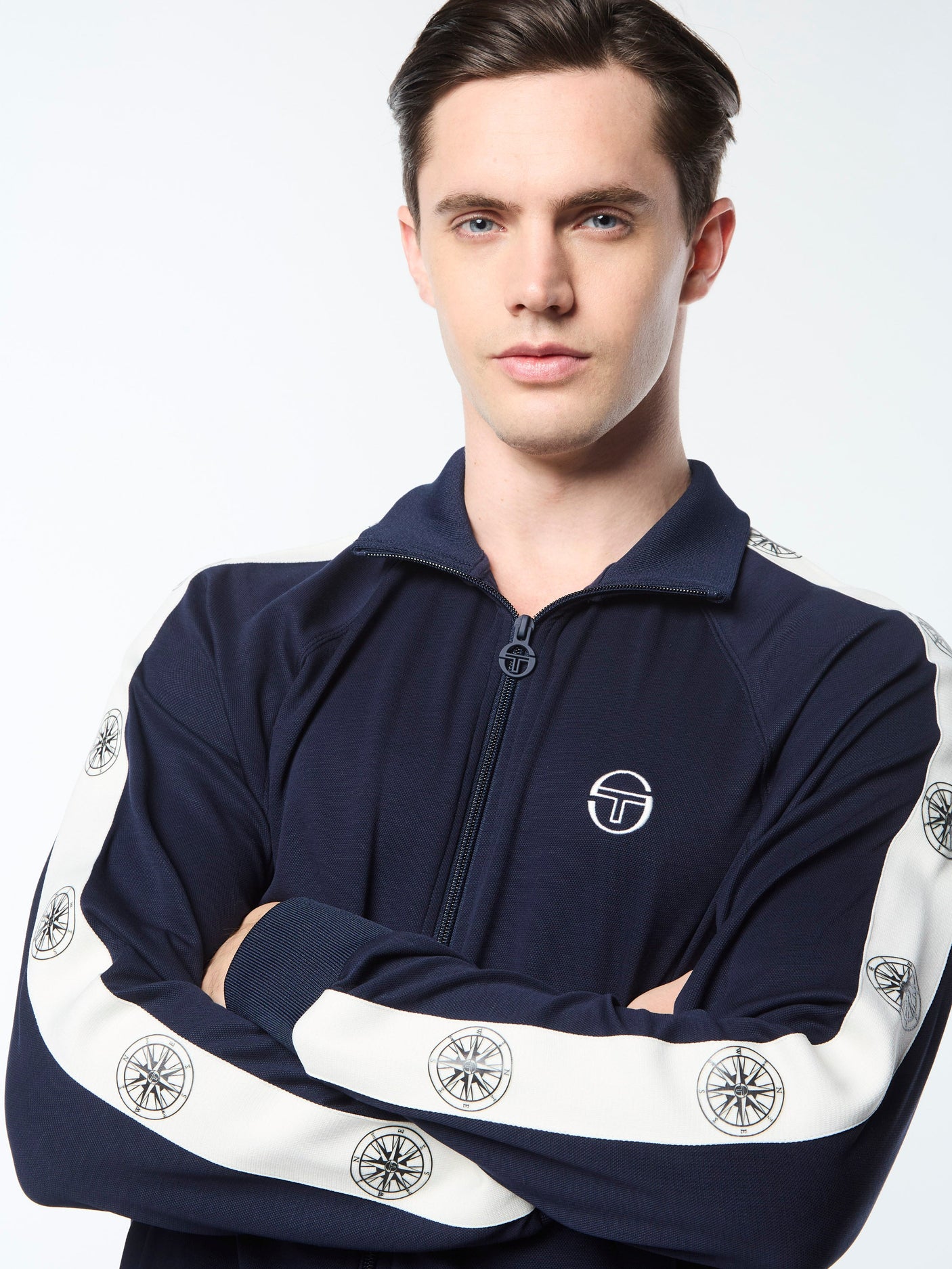 Sergio Tacchini Bussola Track Jacket - Maritime Blue