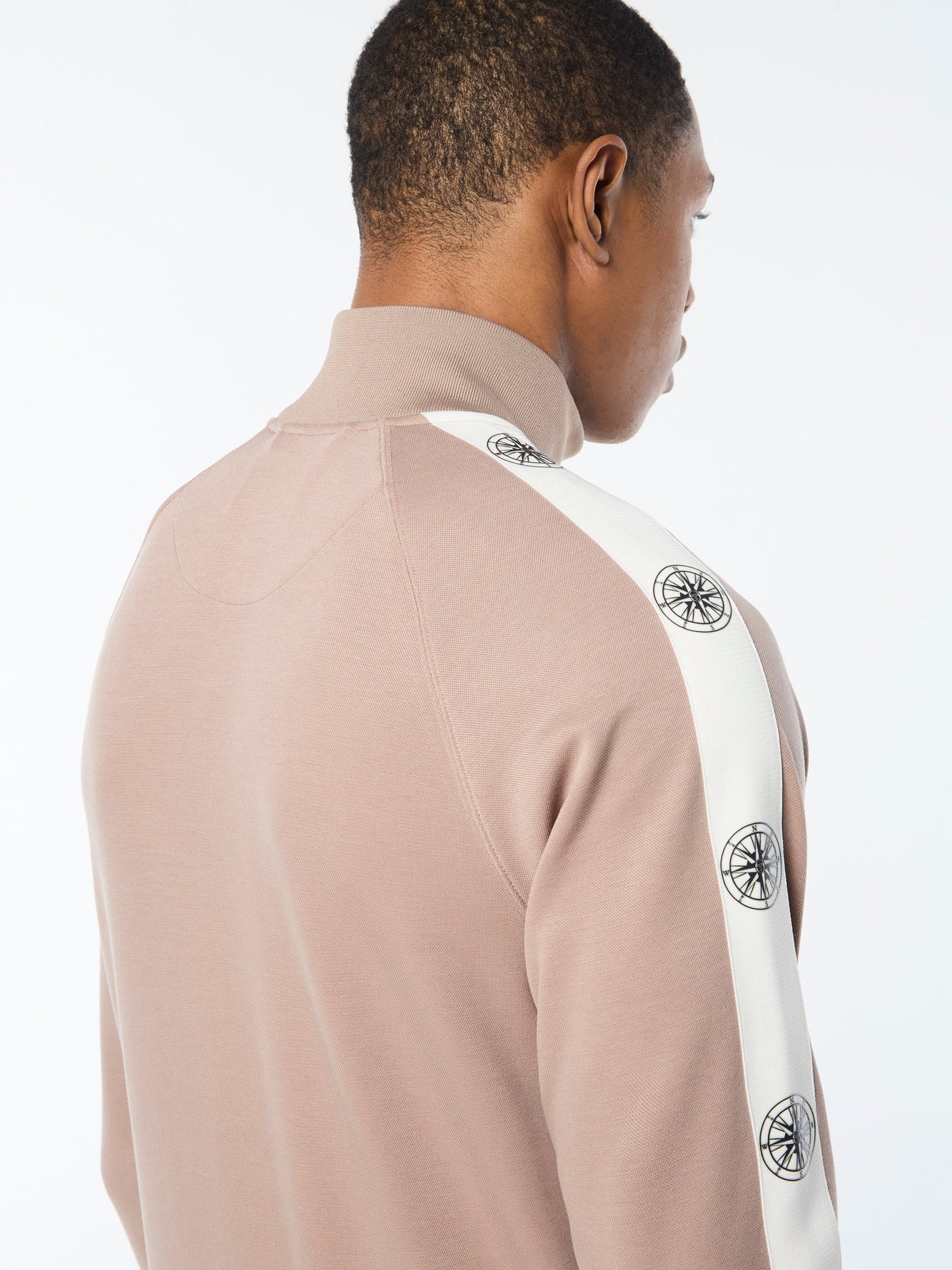 Sergio Tacchini Bussola Track Jacket - Taupe Grey