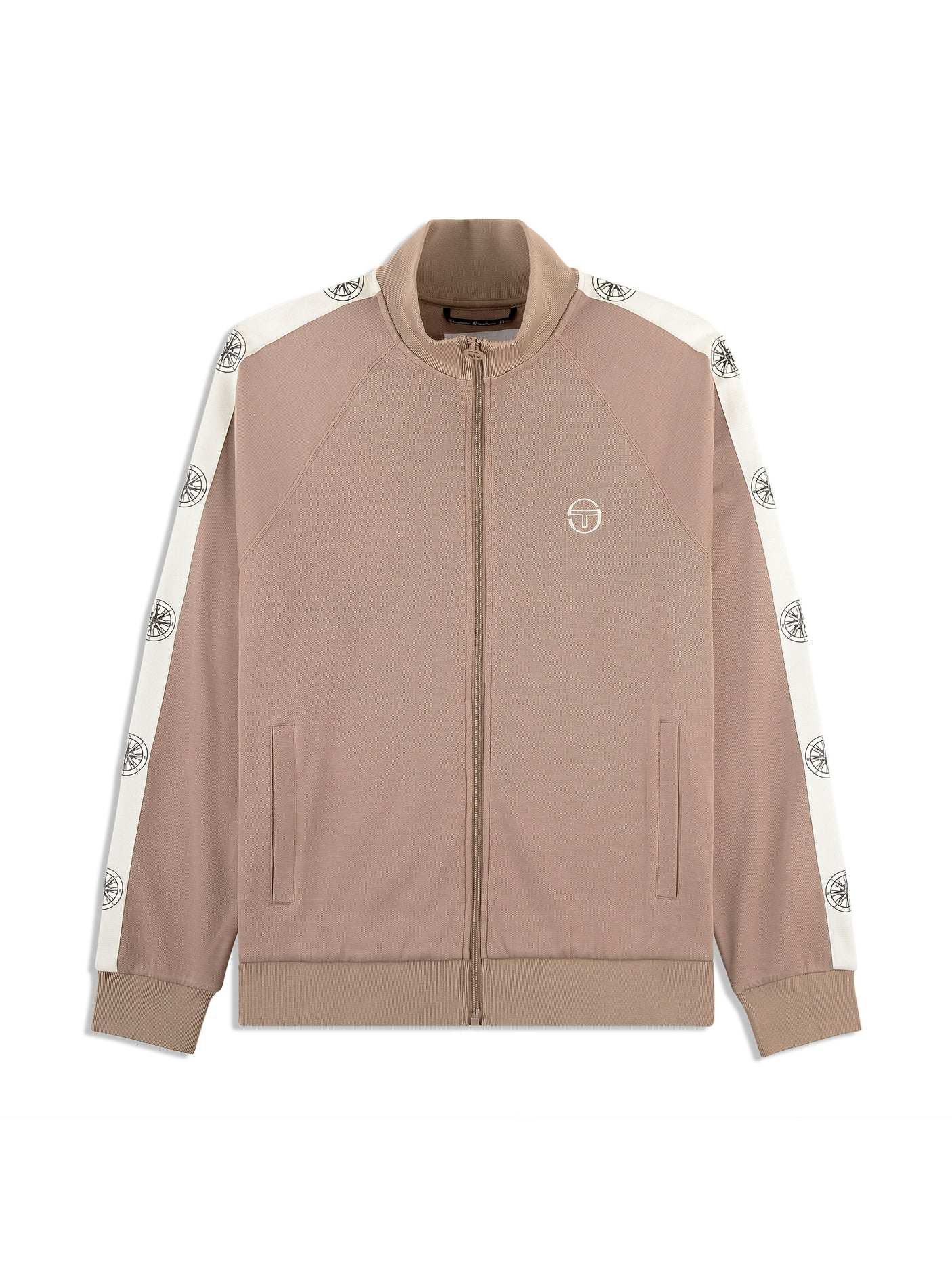 Sergio Tacchini Bussola Track Jacket - Taupe Grey
