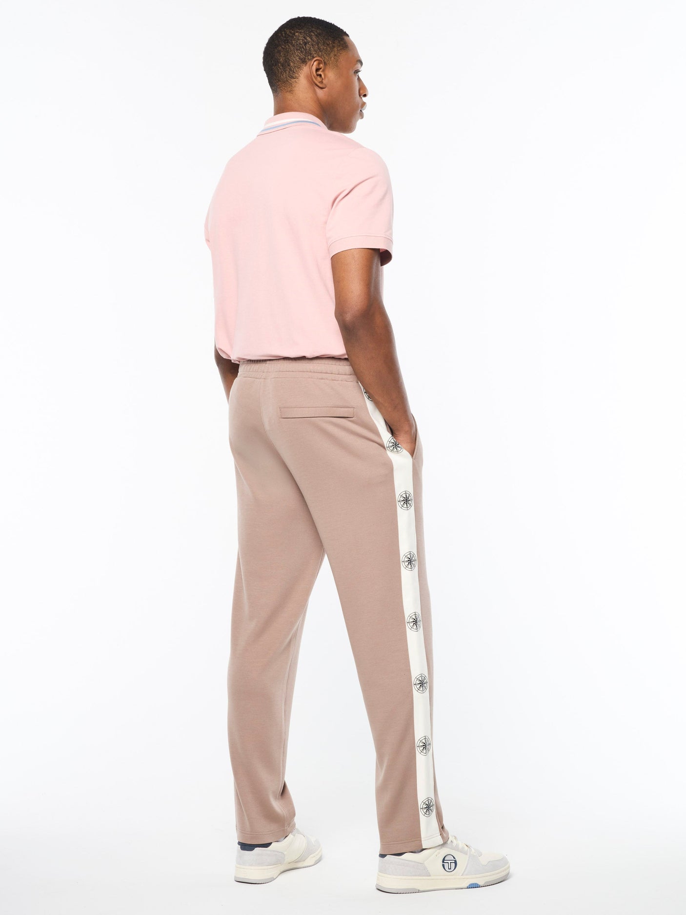 Sergio Tacchini Bussola Track Pant - Taupe Grey