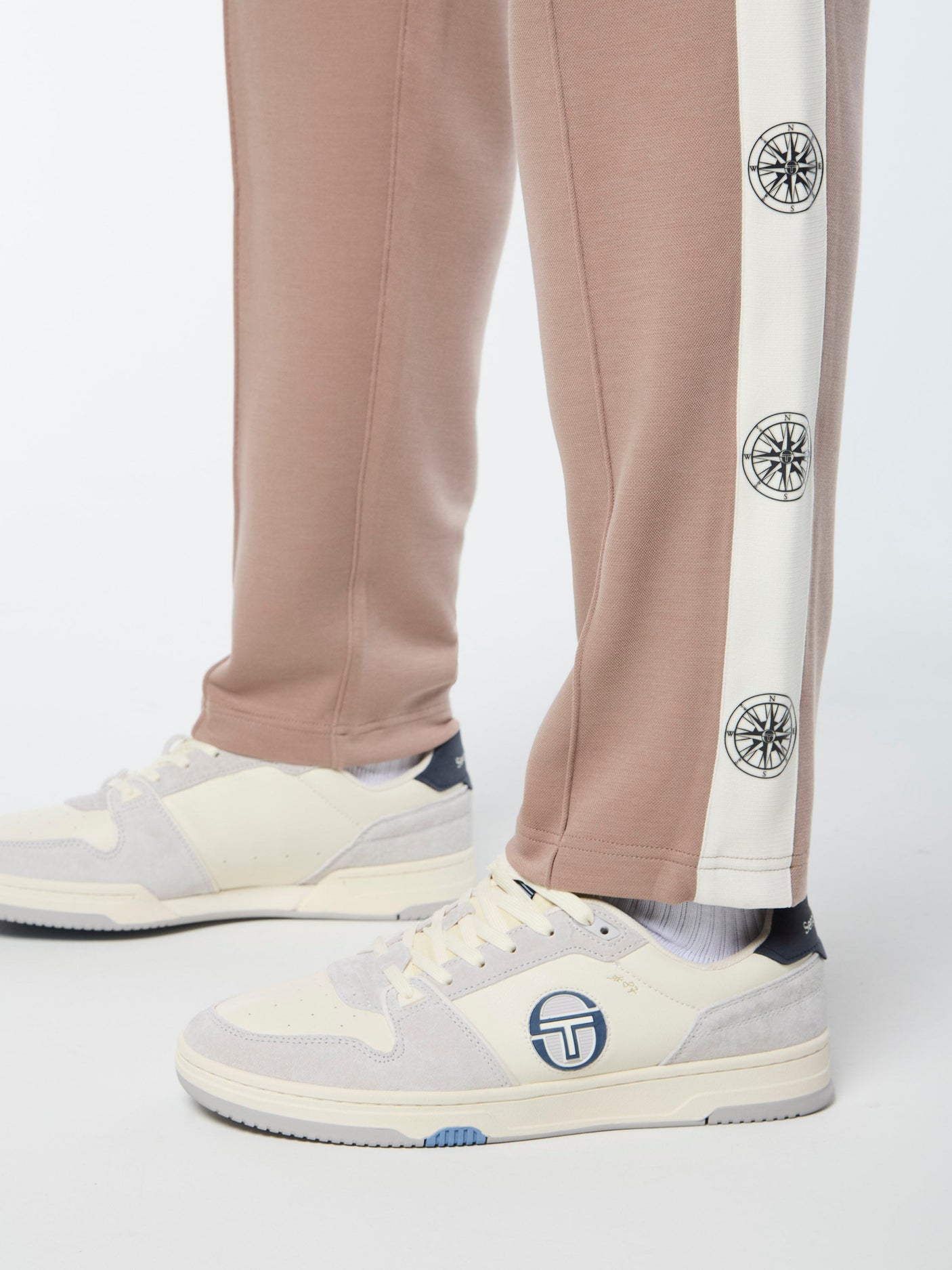 Sergio Tacchini Bussola Track Pant - Taupe Grey