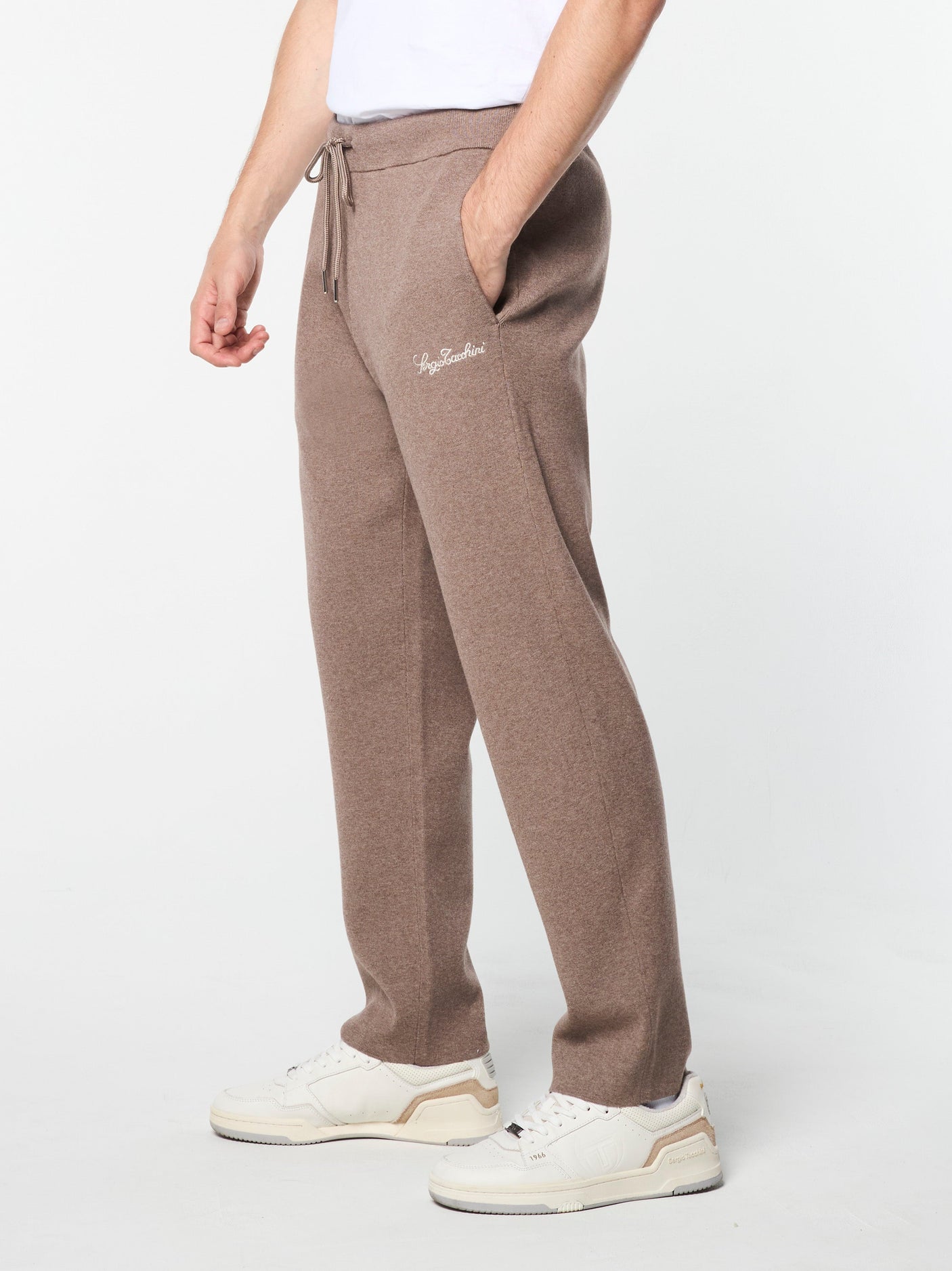Sergio Tacchini Enzo Track Pant - Taupe Grey
