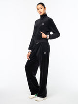 Sergio Tacchini Adele Velour Track Jacket - Black Beauty
