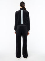 Sergio Tacchini Adele Velour Track Jacket - Black Beauty