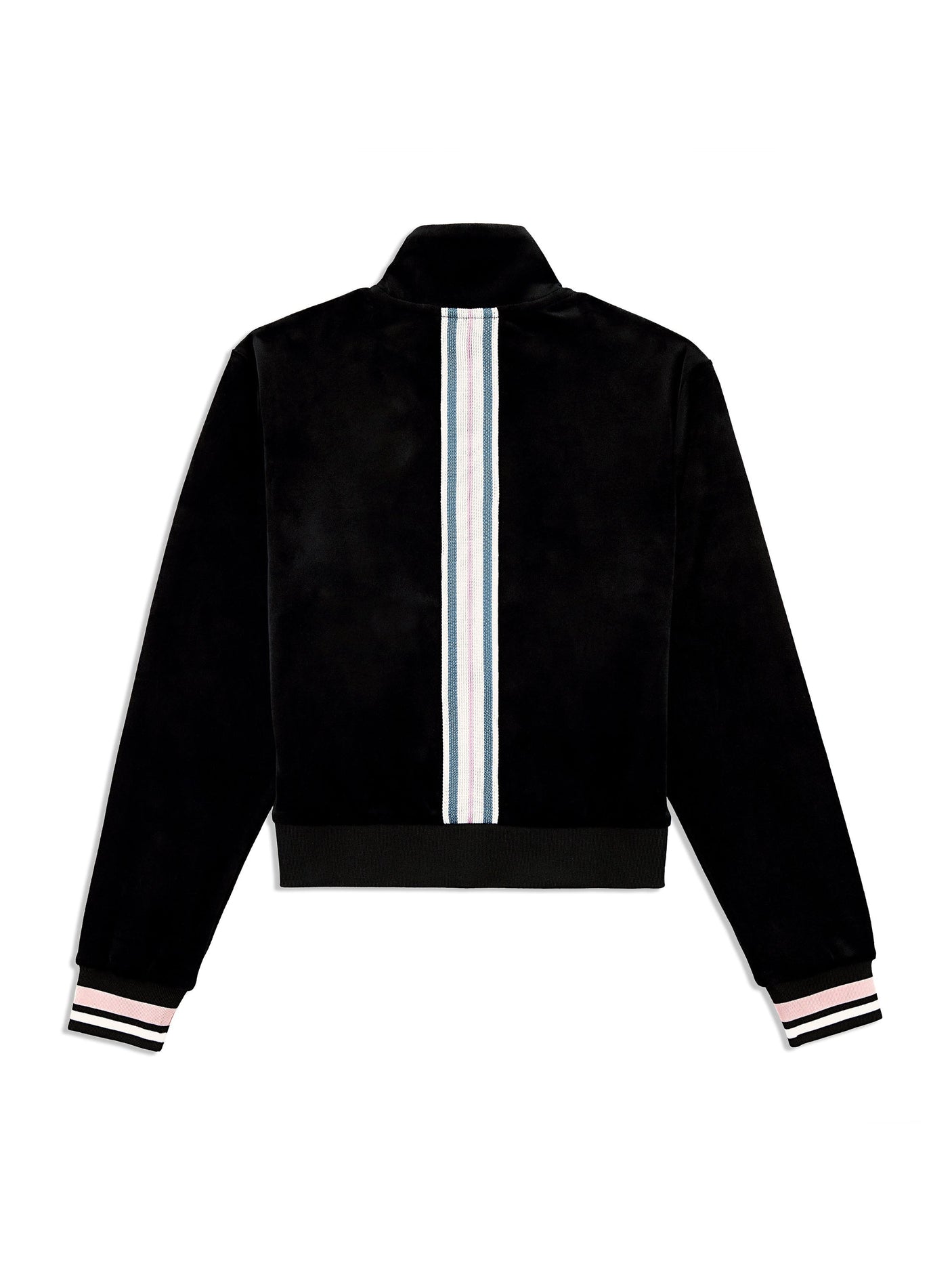 Sergio Tacchini Adele Velour Track Jacket - Black Beauty