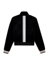 Sergio Tacchini Adele Velour Track Jacket - Black Beauty