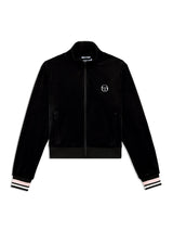 Sergio Tacchini Adele Velour Track Jacket - Black Beauty