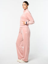 Sergio Tacchini Adele Velour Track Jacket - Pale Mauve