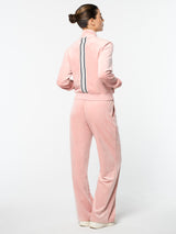 Sergio Tacchini Adele Velour Track Jacket - Pale Mauve
