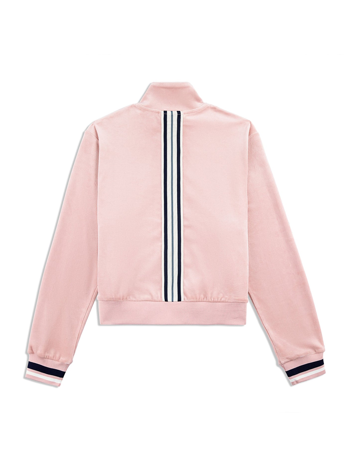 Sergio Tacchini Adele Velour Track Jacket - Pale Mauve
