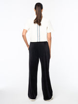Sergio Tacchini Adele Velour Track Pant - Black Beauty