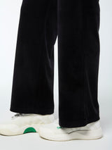 Sergio Tacchini Adele Velour Track Pant - Black Beauty