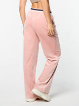 Sergio Tacchini Adele Velour Track Pant - Pale Mauve