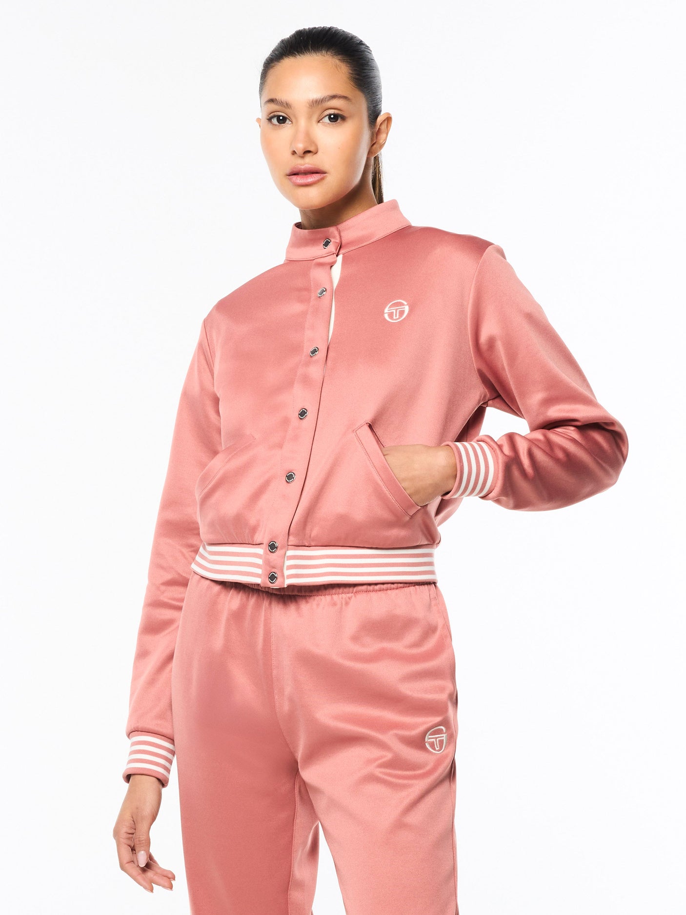 Sergio Tacchini Sienna Track Jacket - Light Mahogany