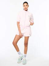 Sergio Tacchini Leila Short Sleeve Track Jacket - Pale Mauve