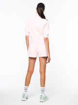 Sergio Tacchini Leila Short Sleeve Track Jacket - Pale Mauve