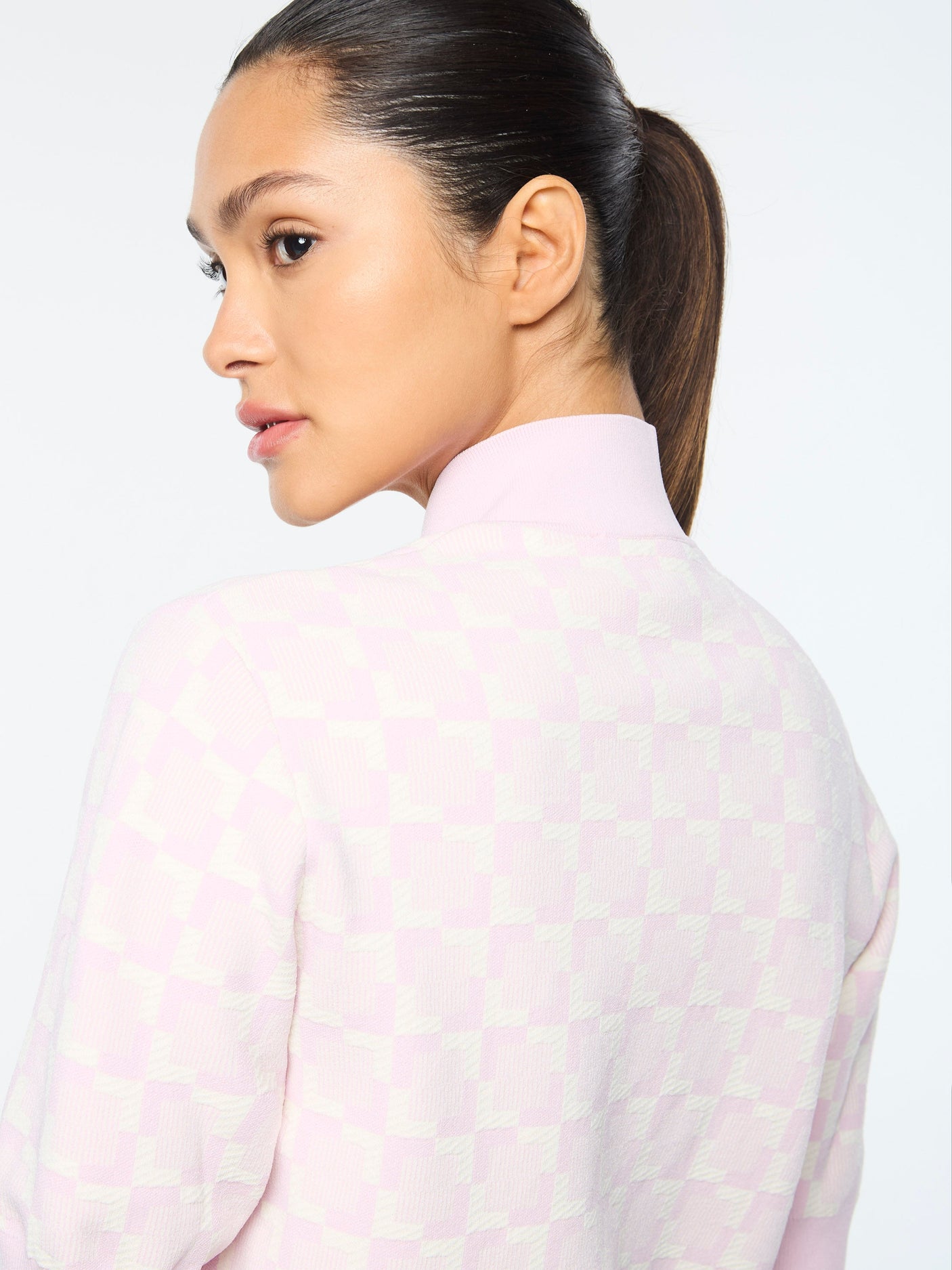 Sergio Tacchini Leila Short Sleeve Track Jacket - Pale Mauve