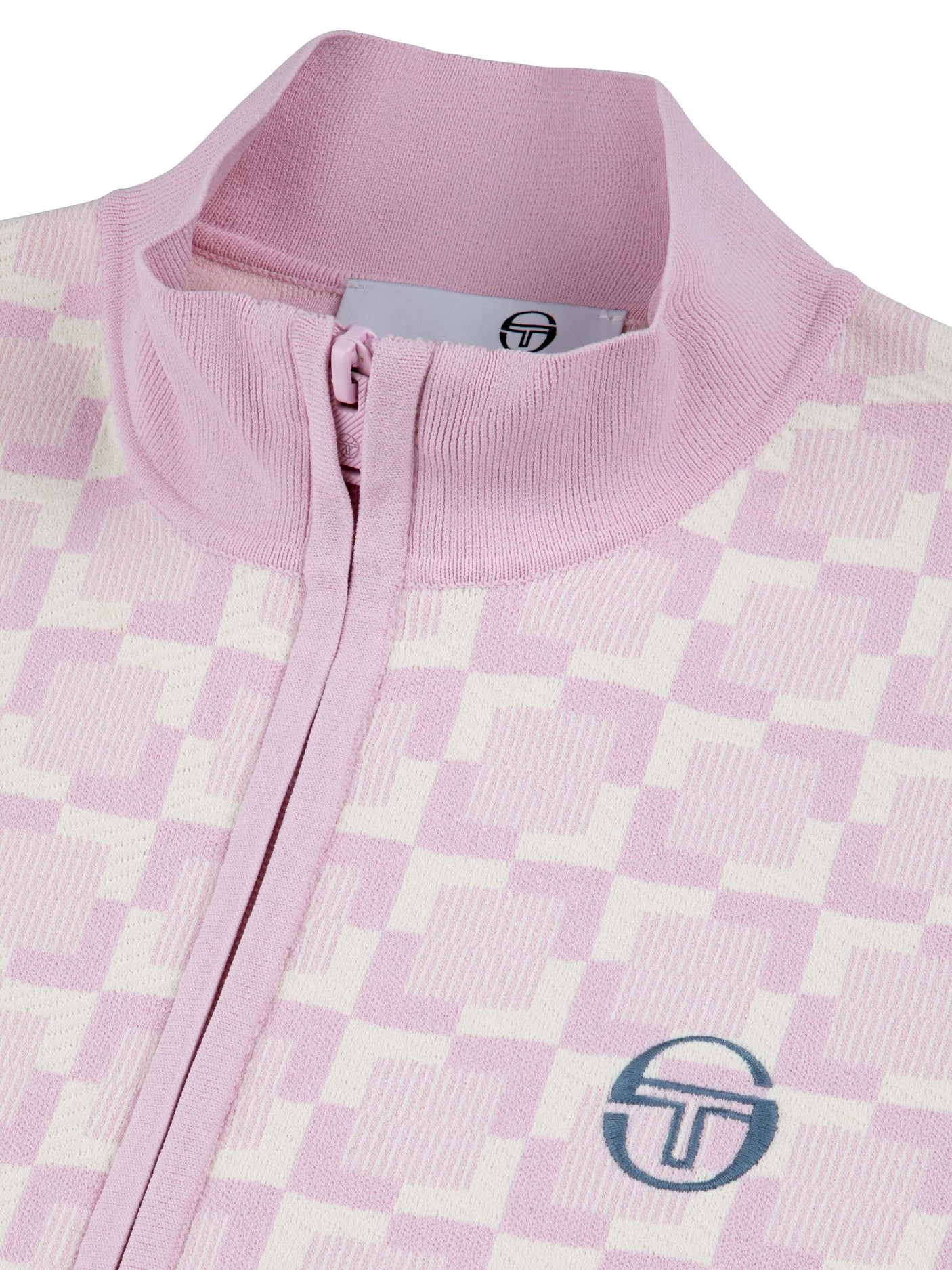 Sergio Tacchini Leila Short Sleeve Track Jacket - Pale Mauve