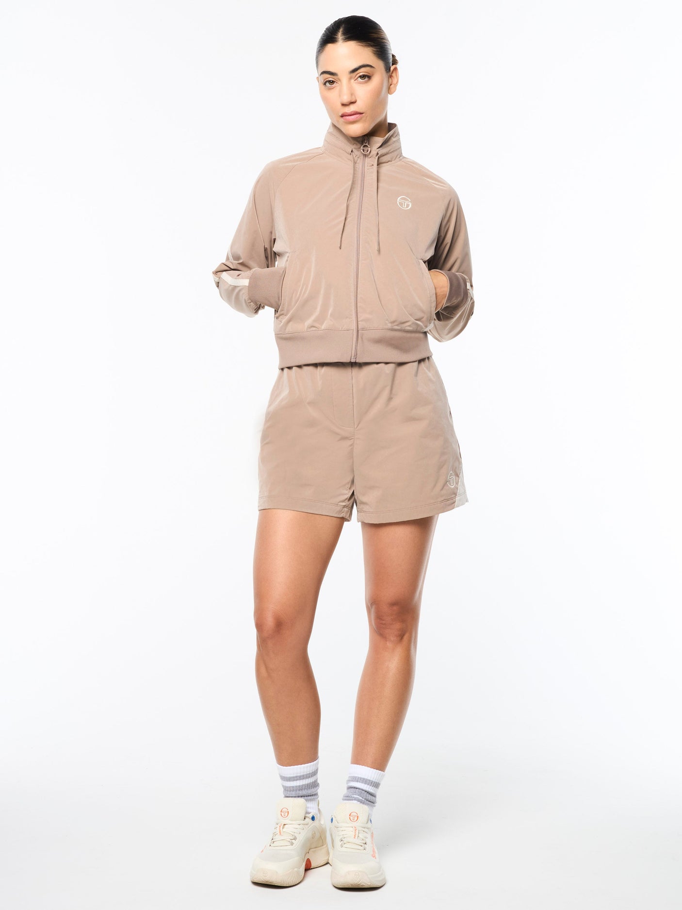 Sergio Tacchini Pippa Track Jacket - Taupe Grey