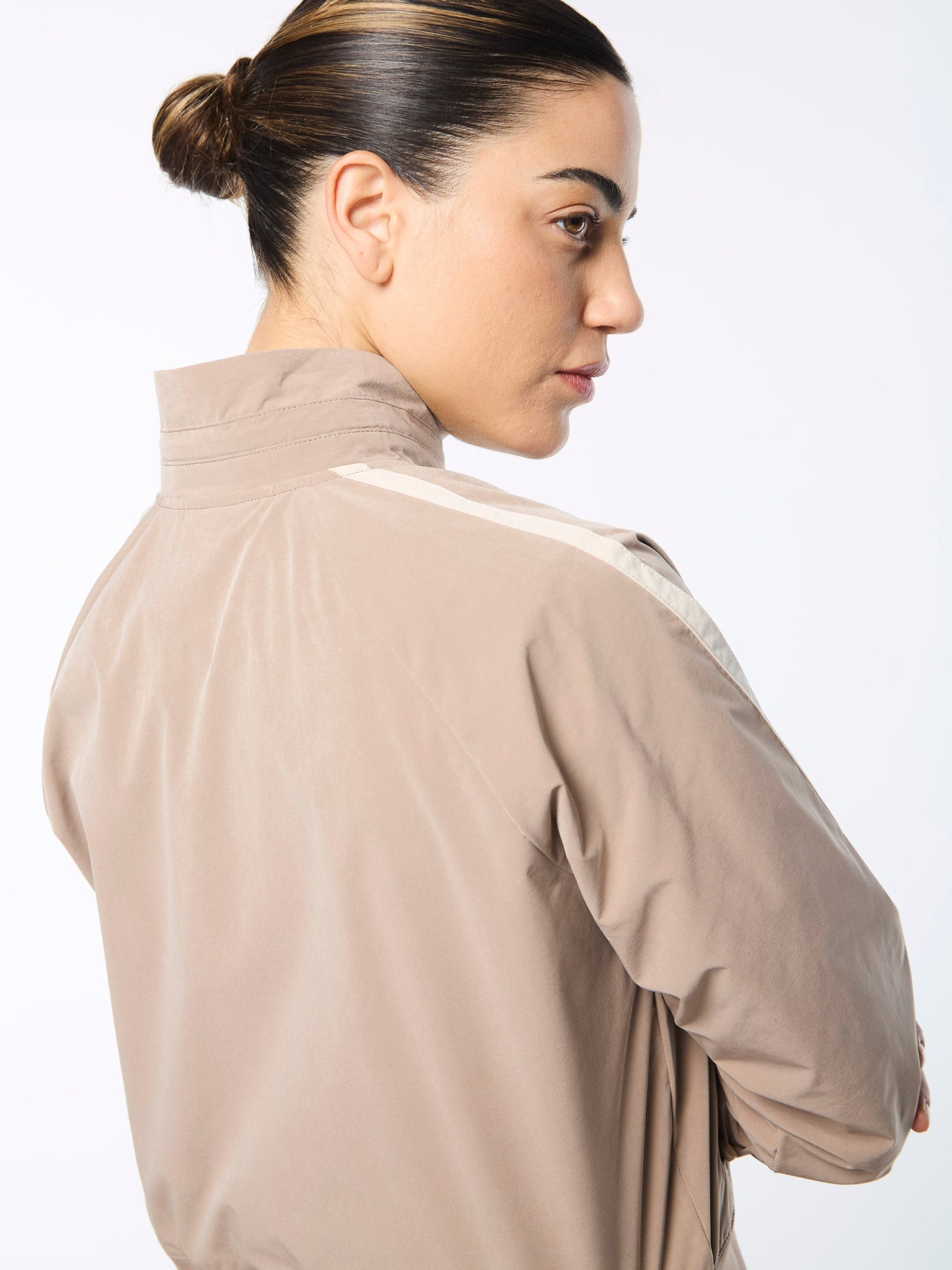 Sergio Tacchini Pippa Track Jacket - Taupe Grey