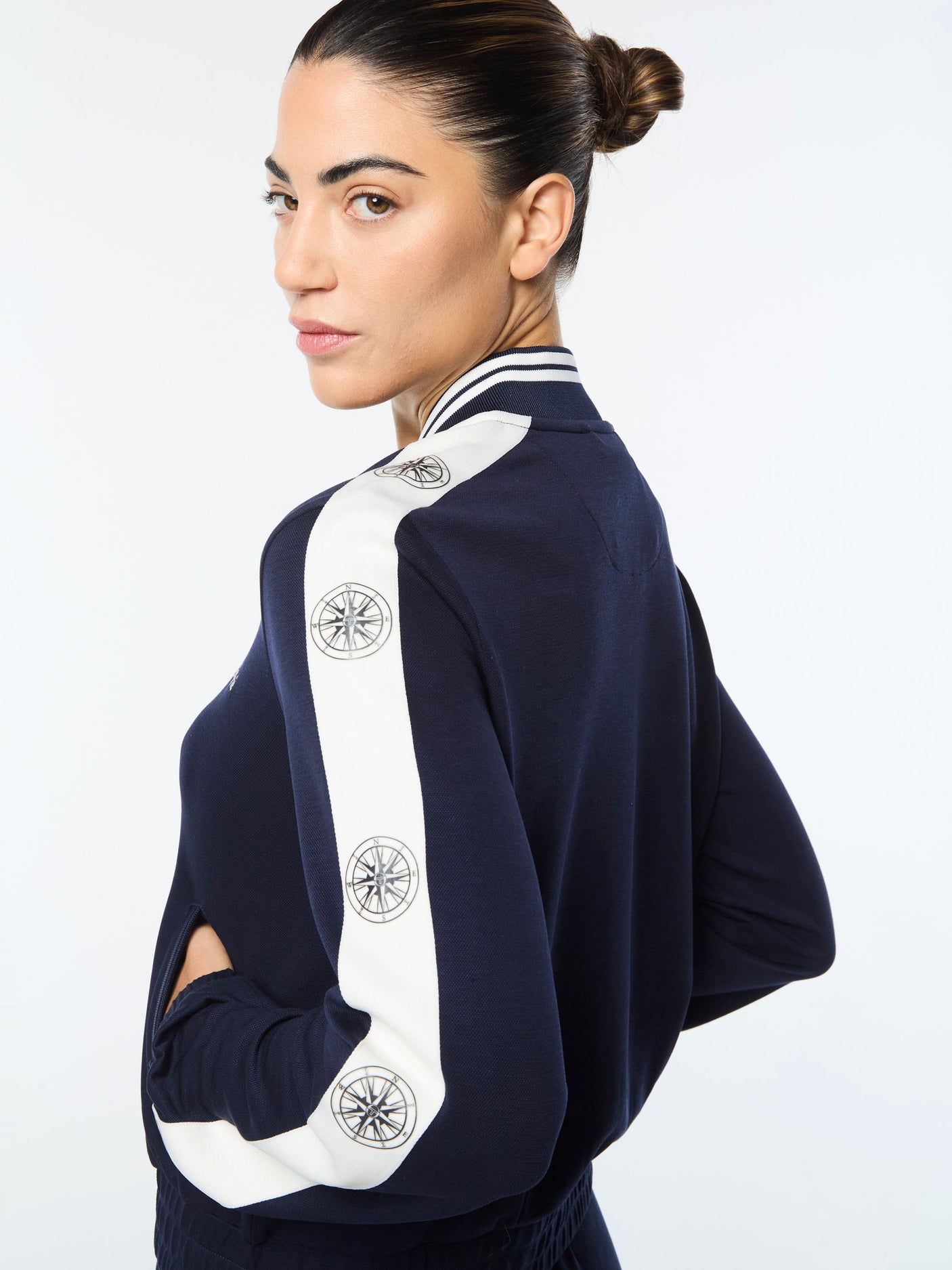 Sergio Tacchini Women's Bussola Track Jacket - Maritime Blue