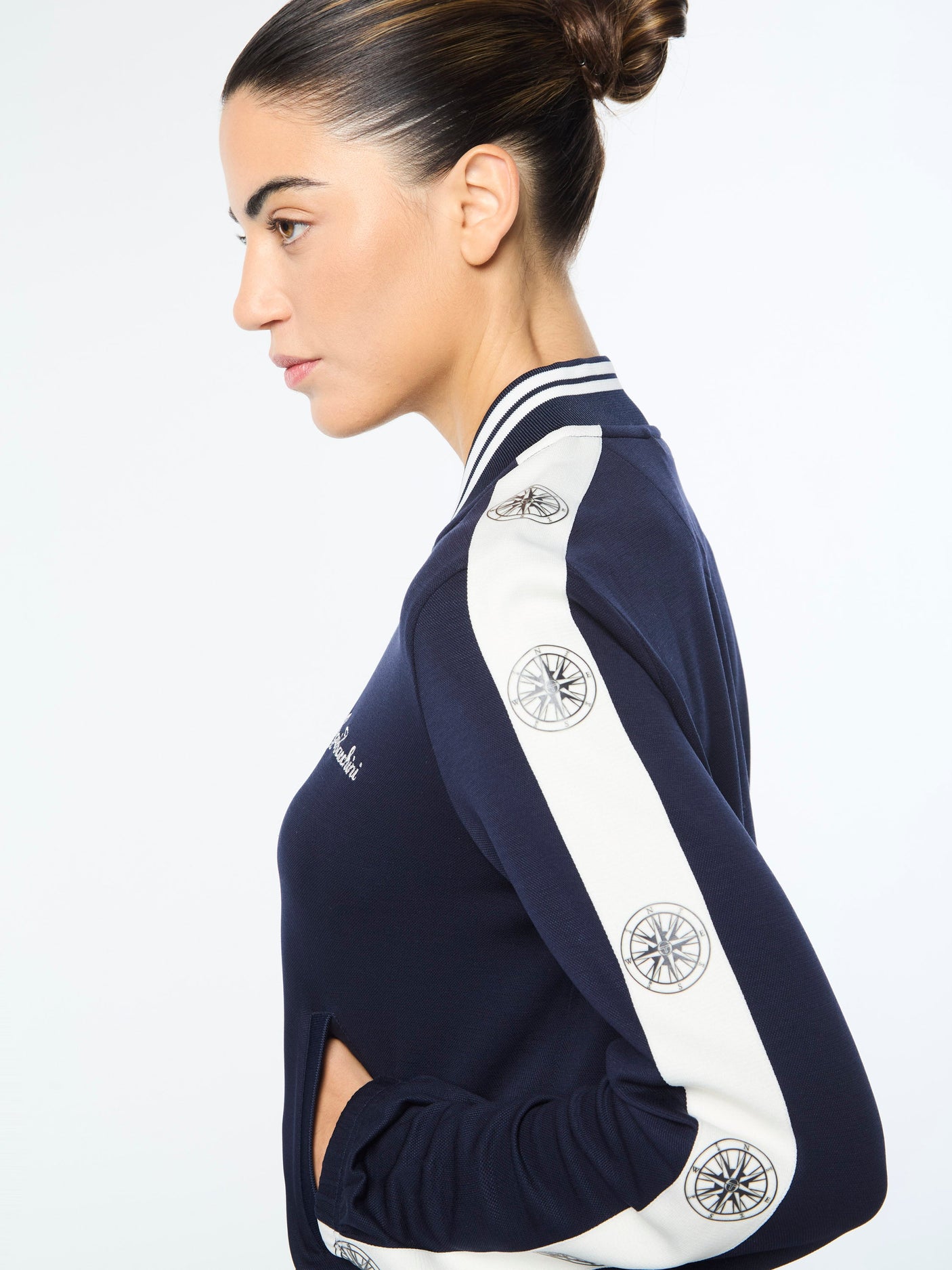 Sergio Tacchini Women's Bussola Track Jacket - Maritime Blue