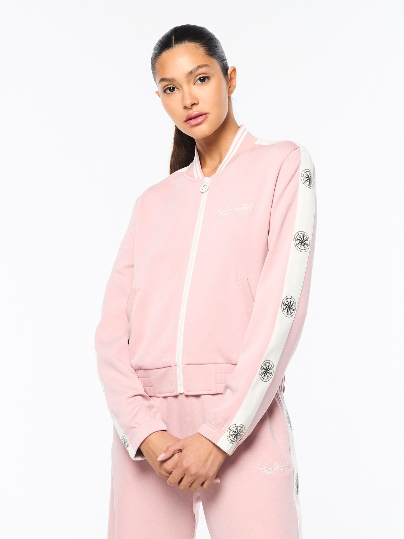 Sergio Tacchini Women's Bussola Track Jacket - Pale Mauve