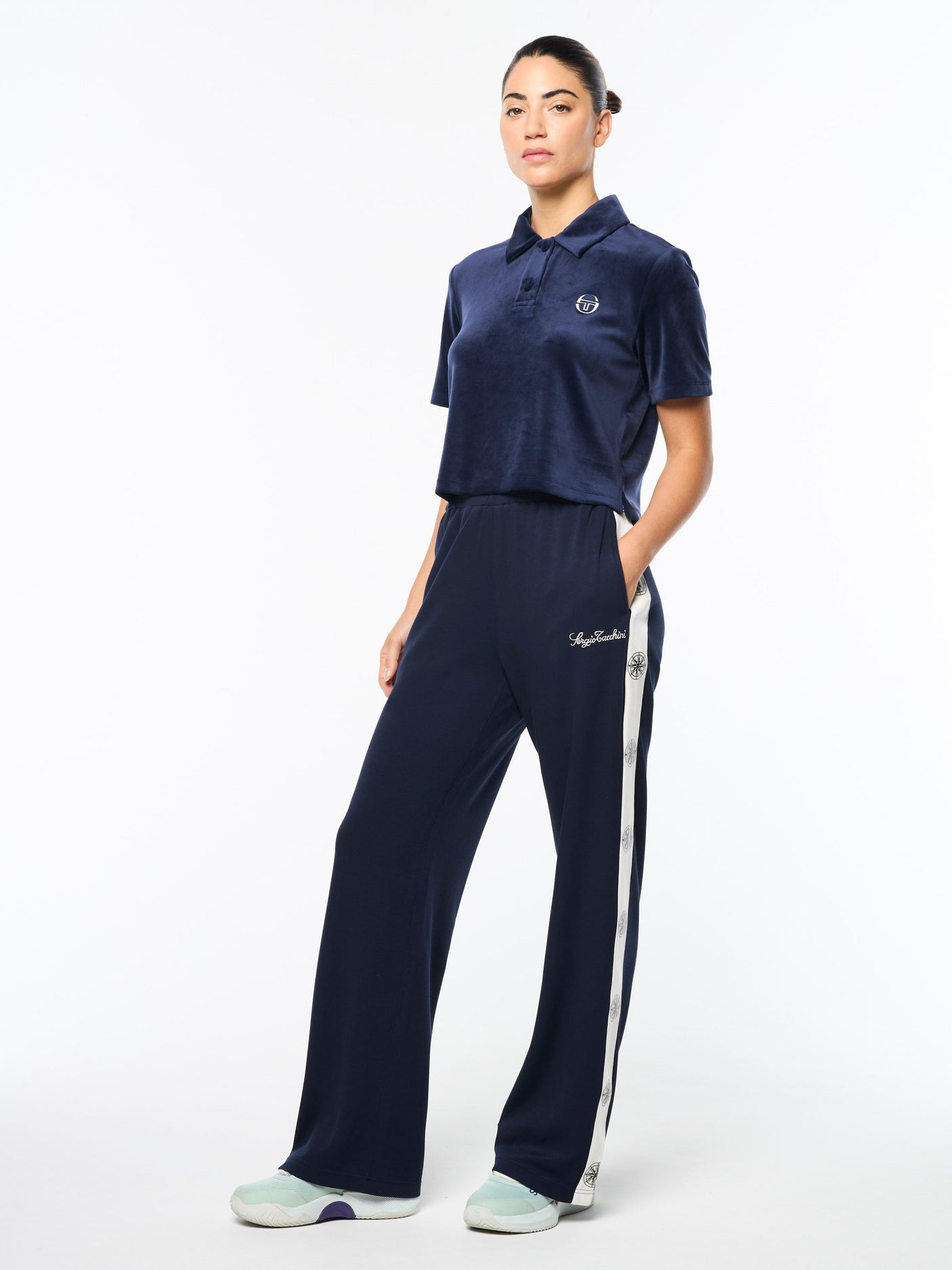 Sergio Tacchini Women's Bussola Track Pant - Maritime Blue