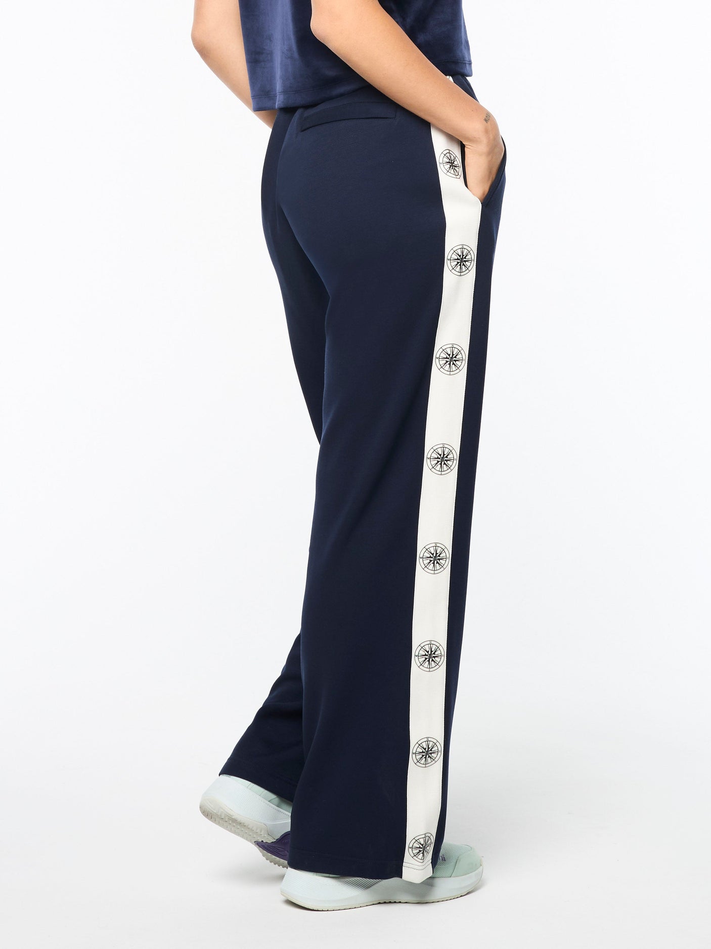 Sergio Tacchini Women's Bussola Track Pant - Maritime Blue
