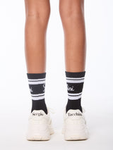 Calcetines Classico Script - Belleza Negra