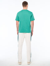 Camiseta de rayas - Verde botella